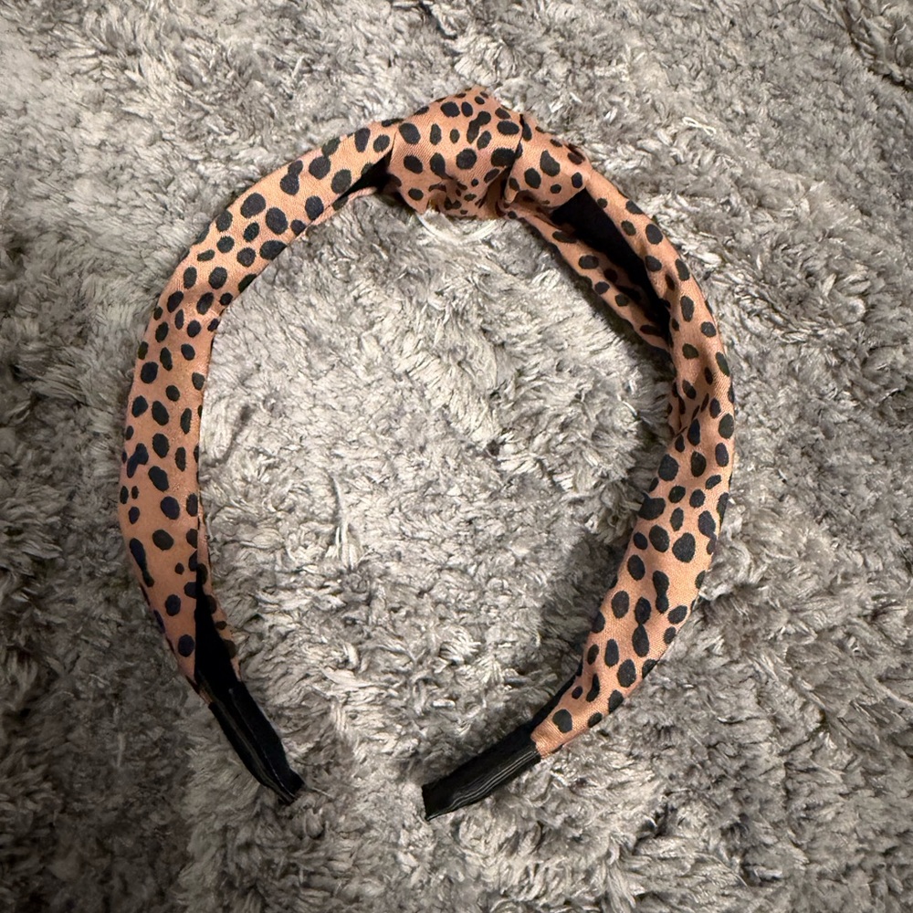 Maurices Brown and Black Spotted Headband